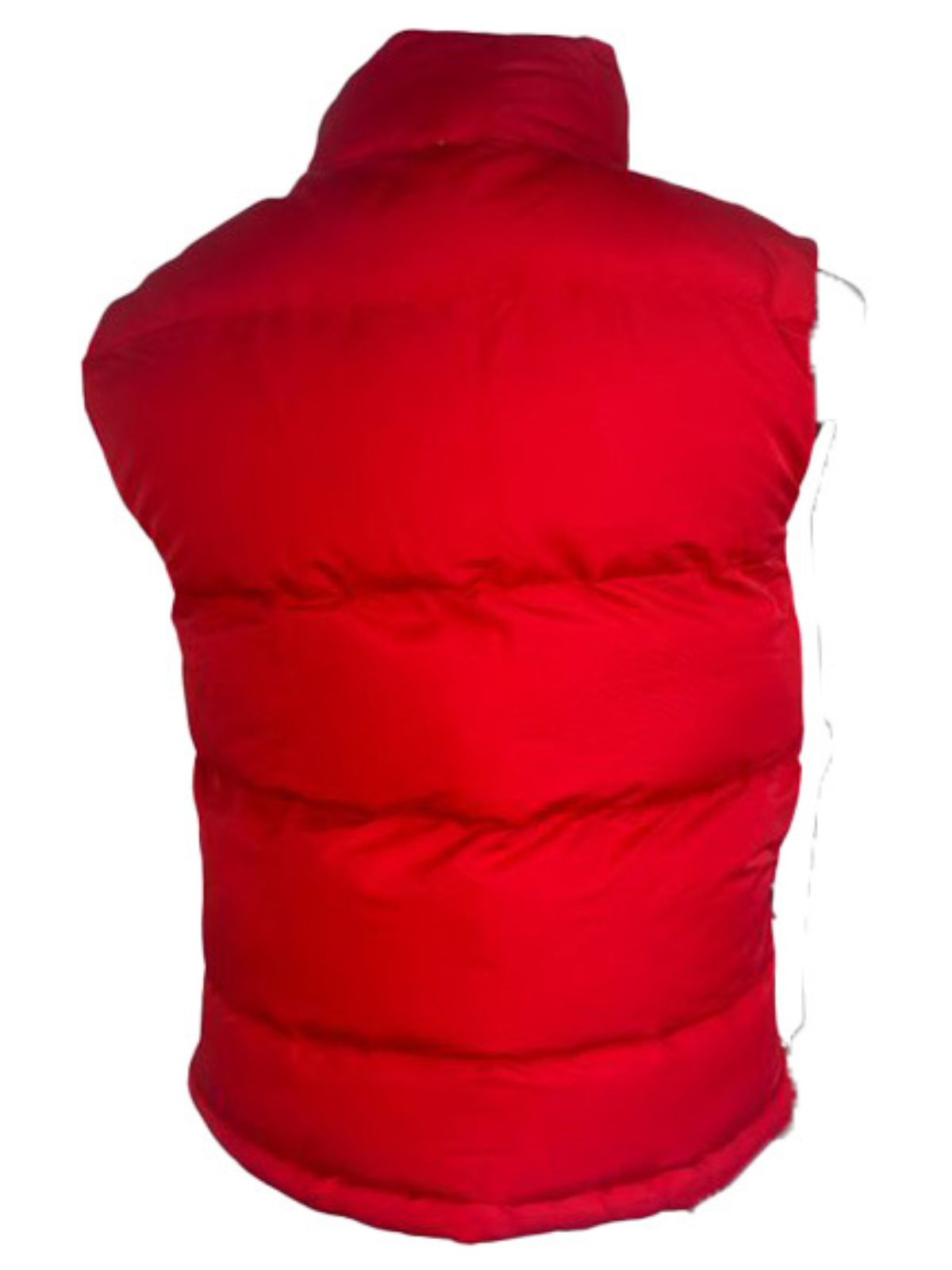 Men’s Casual Full Zipper Stand Collar Padded Vest Coats Puffer Sleeveless Jackets