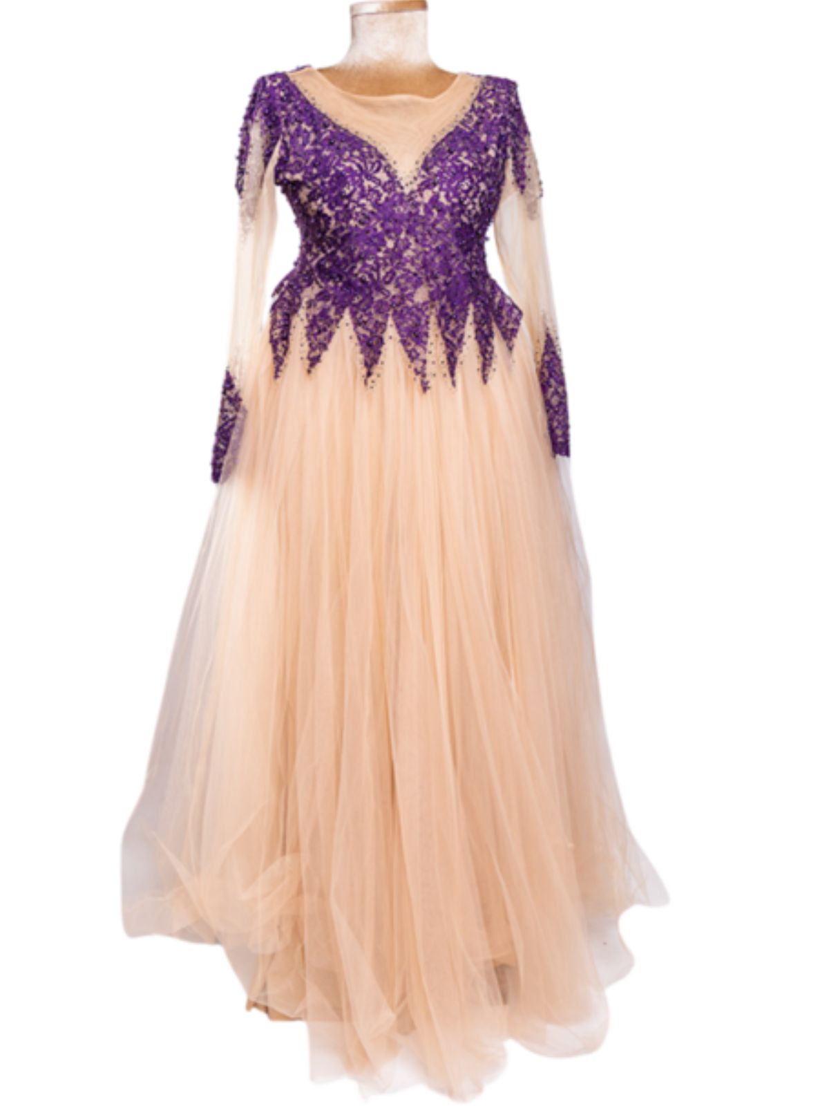 Pastel Ball Gown Long Sleeve Party Prom Baby Shower Dress