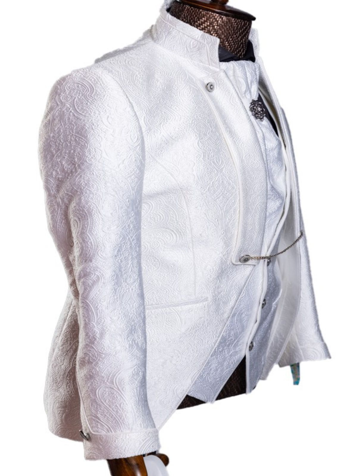 Quesste Men’s 4pc Piece Jodhpuri Wedding Suit Set