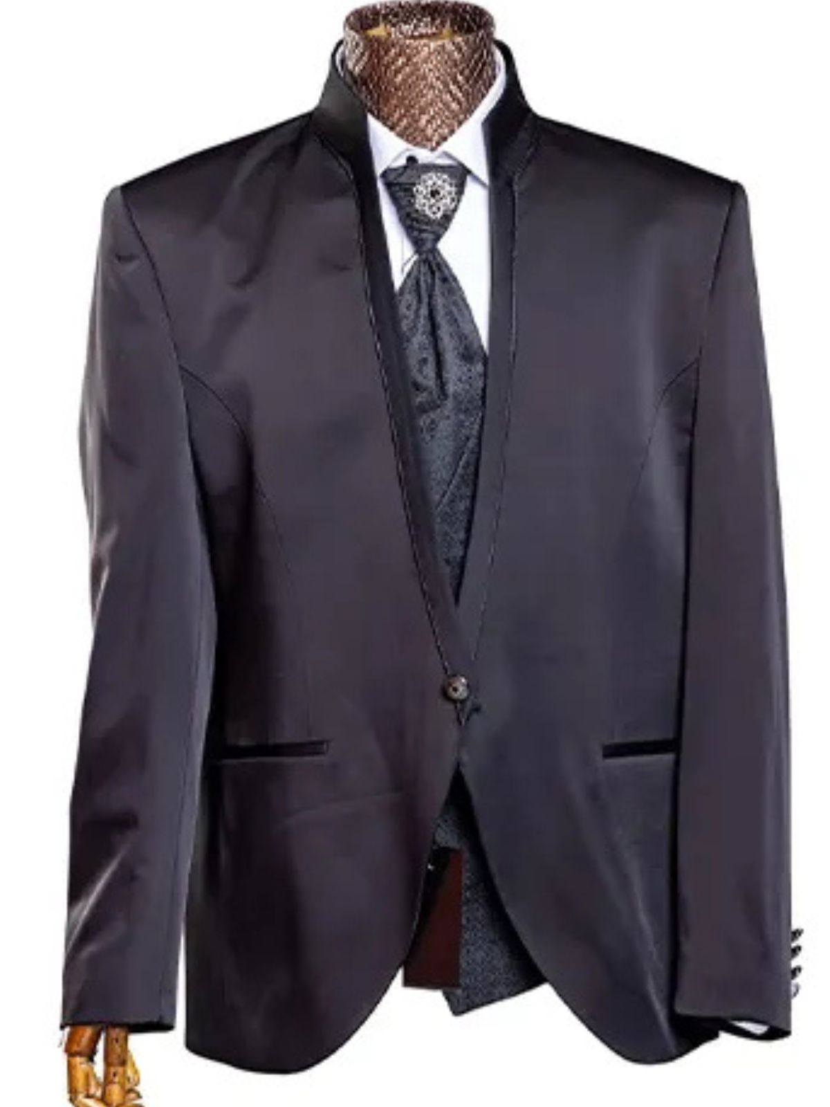 Quesste Single Button Plain Suit Set