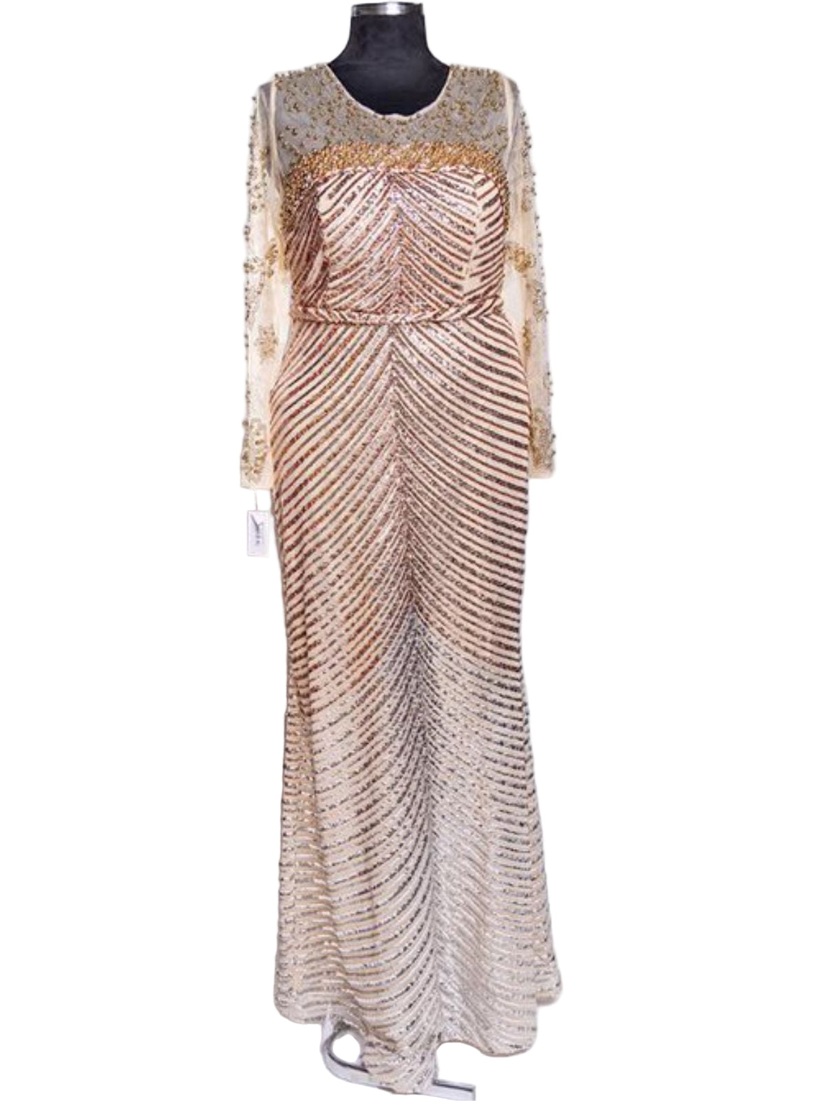 Sequenced Sequin Beaded Party Anniversary Prom Dress