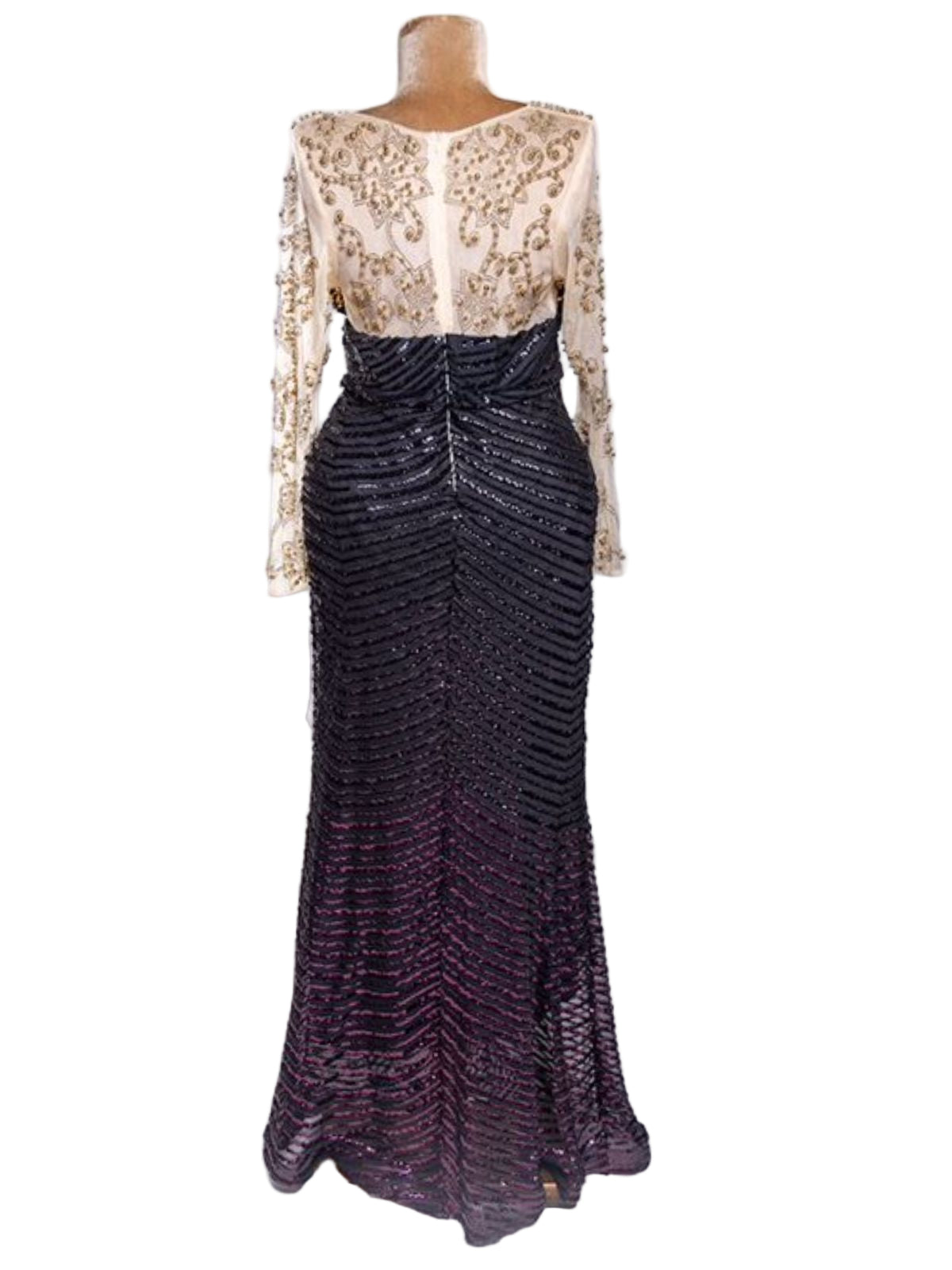 Sequenced Sequin Beaded Party Anniversary Prom Dress