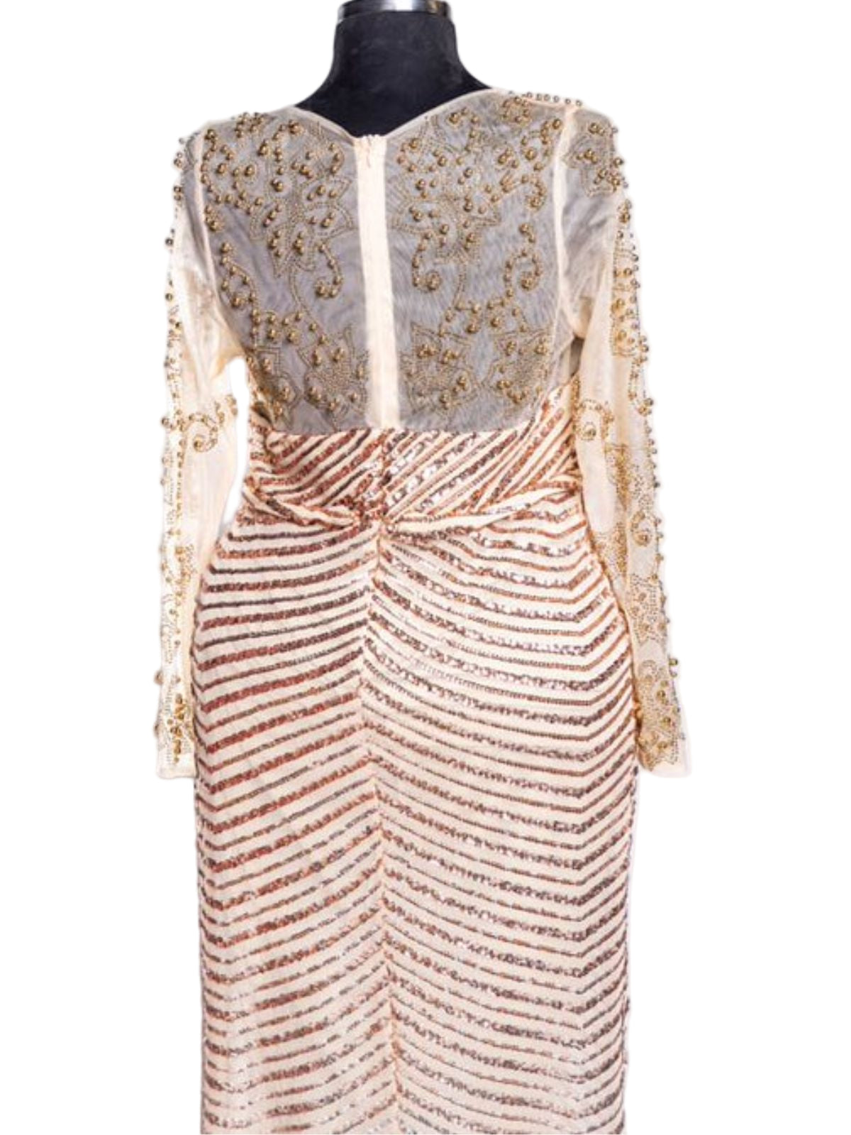 Sequenced Sequin Beaded Party Anniversary Prom Dress