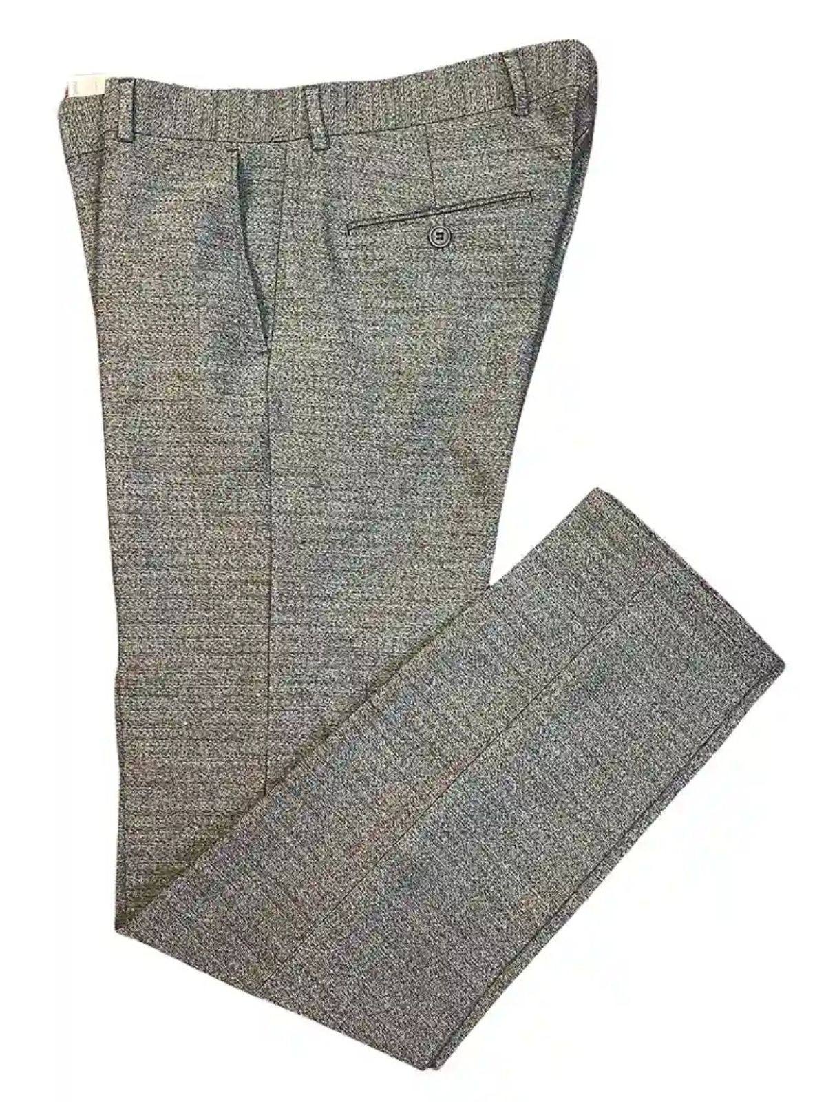Slim Fit Dark Grey Trousers