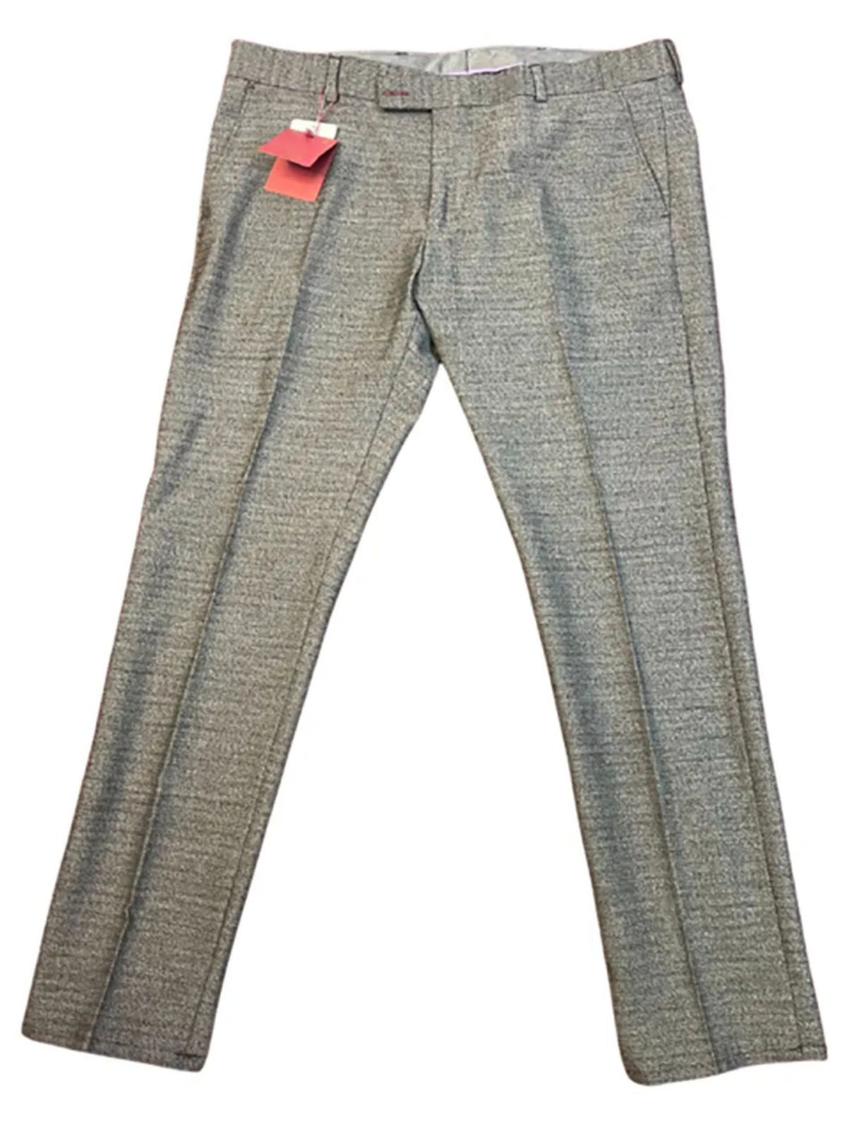 Slim Fit Dark Grey Trousers