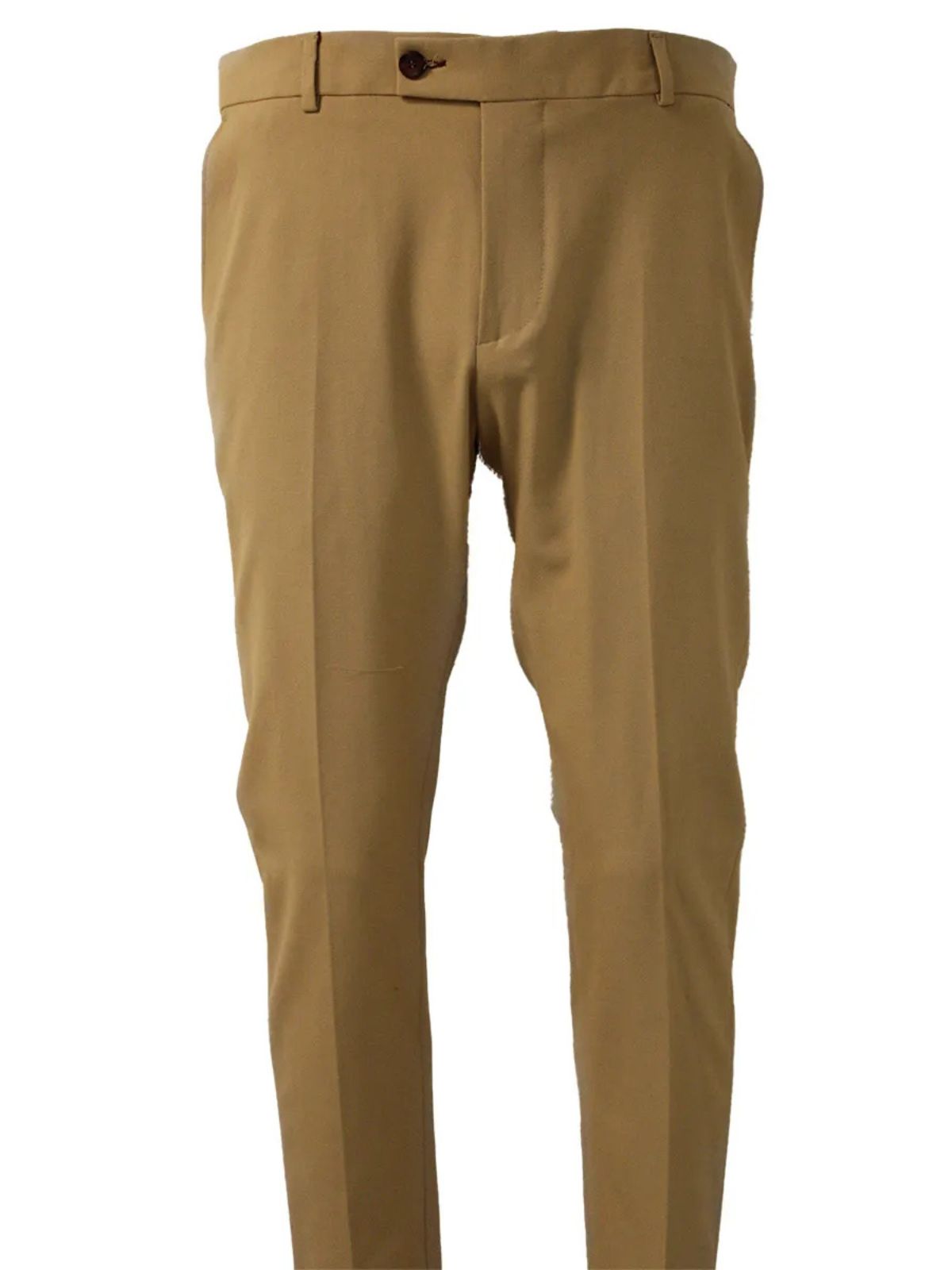 Slim Fit Solid Color Pants Trousers