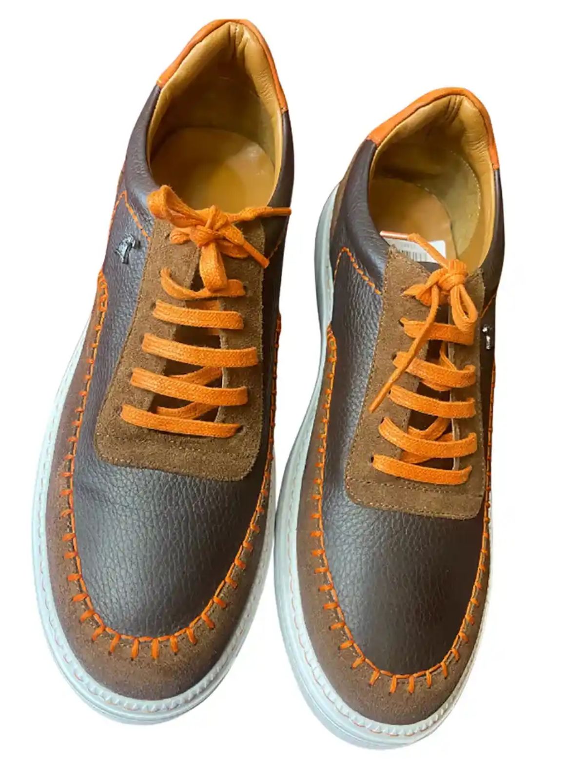 Stefano R. Stitched Sturdy Sneakers