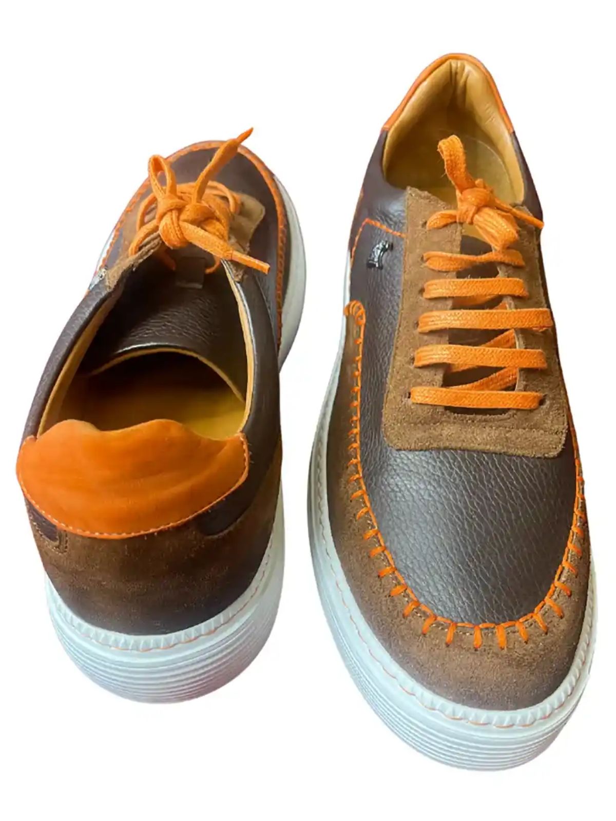 Stefano R. Stitched Sturdy Sneakers