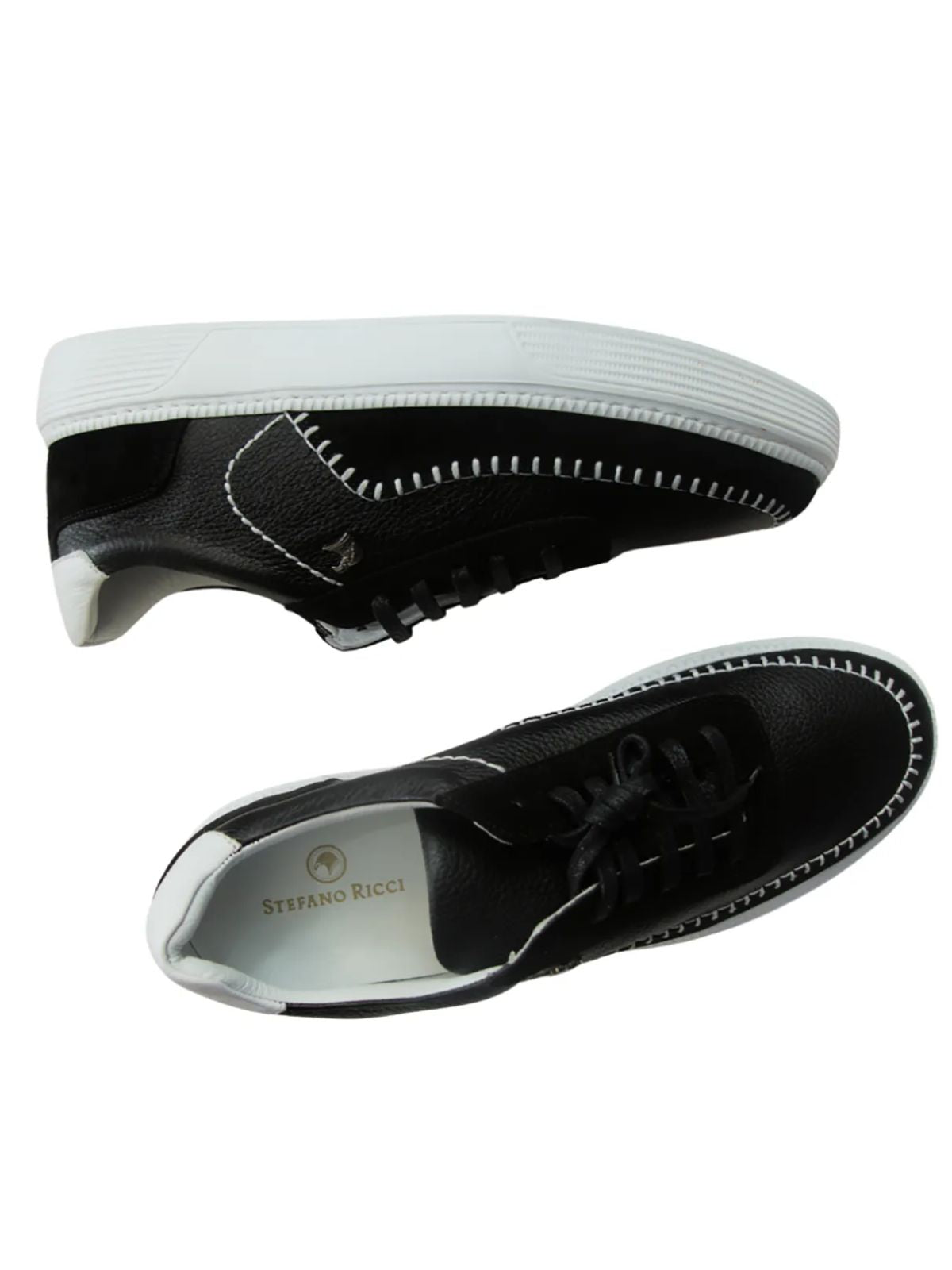 Stefano R. Stitched Sturdy Sneakers