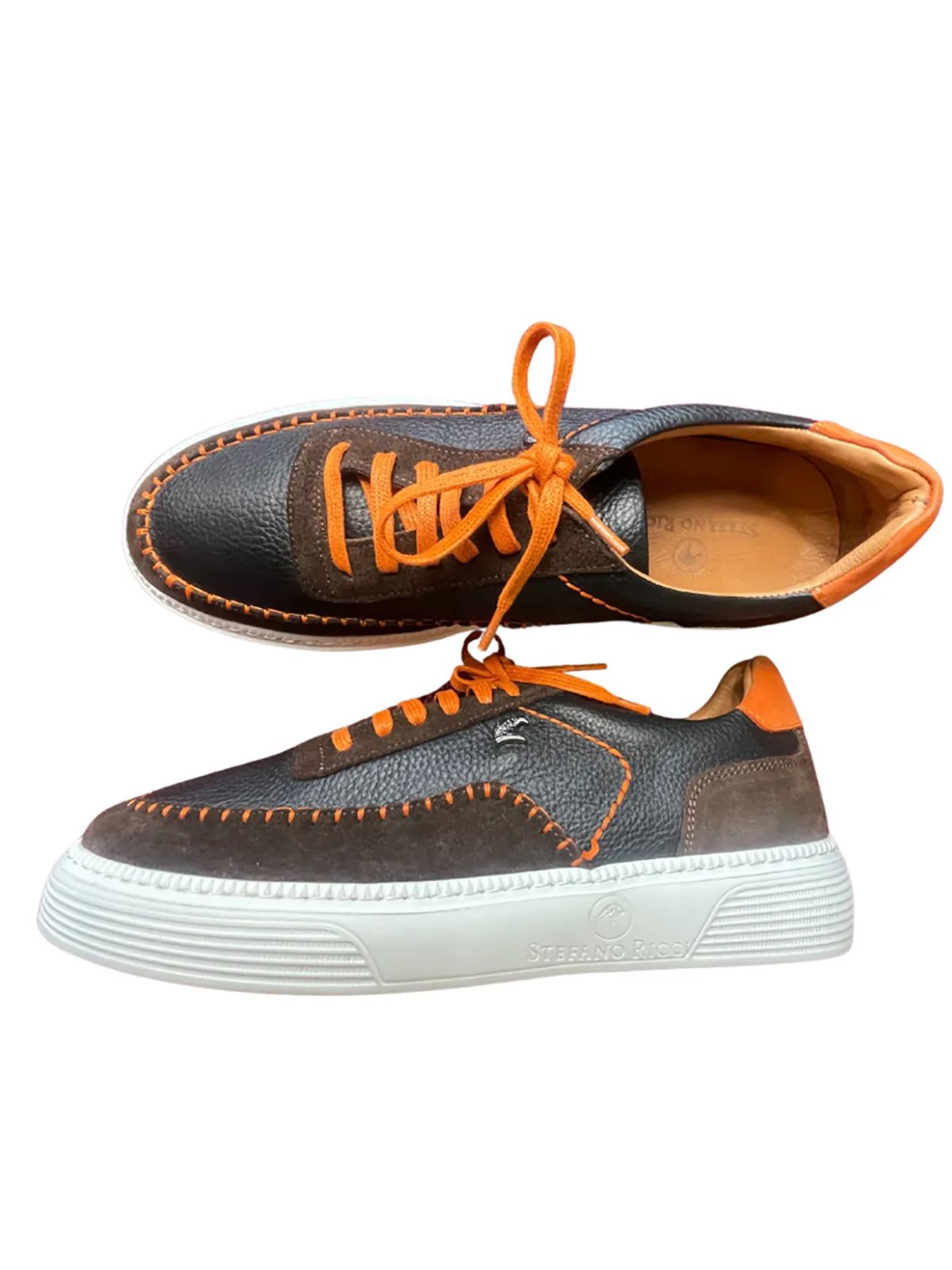 Stefano R. Stitched Sturdy Sneakers