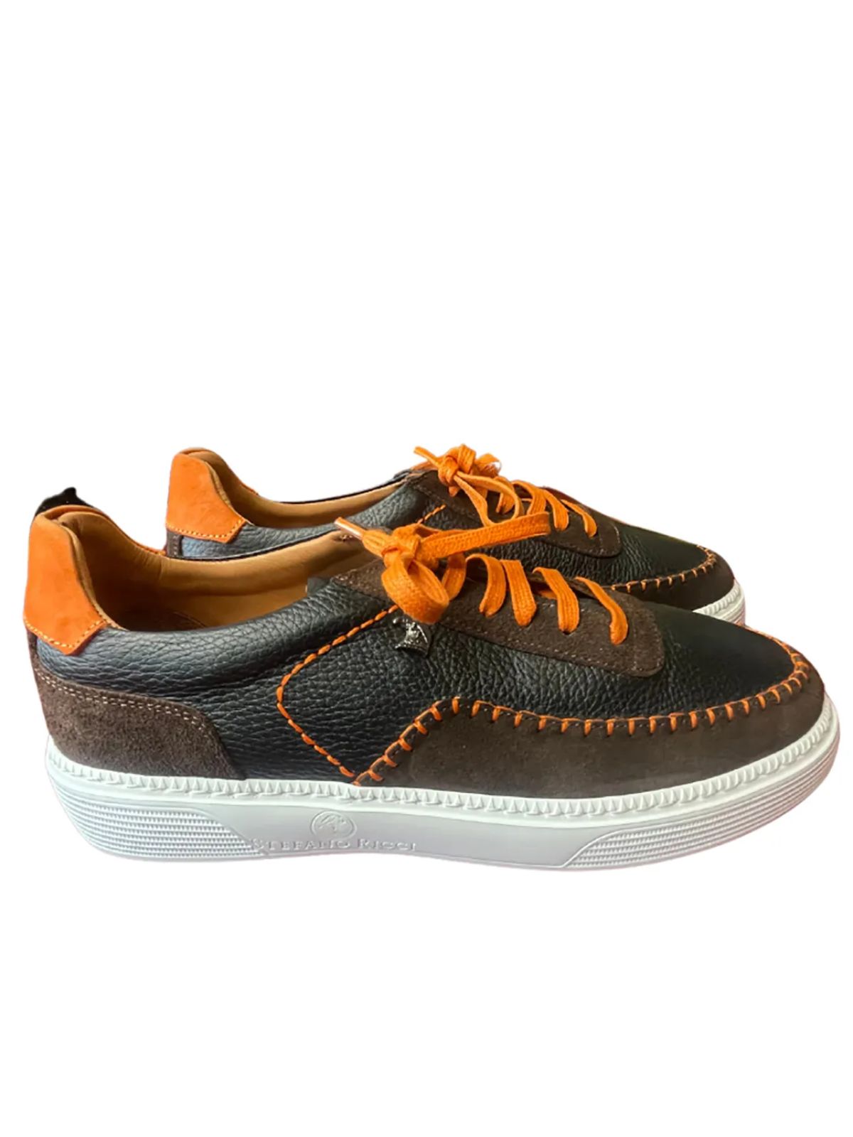 Stefano R. Stitched Sturdy Sneakers