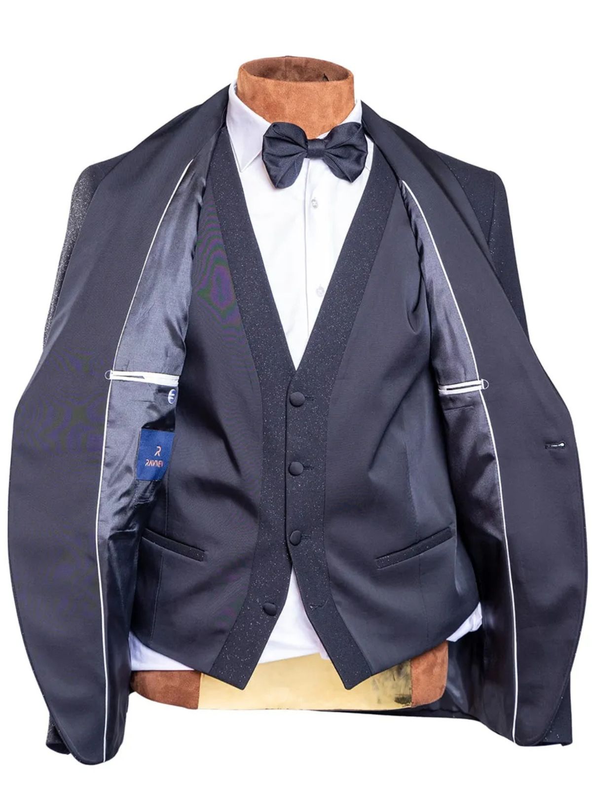 Tadece Black Glittery 3pcs Suit Set