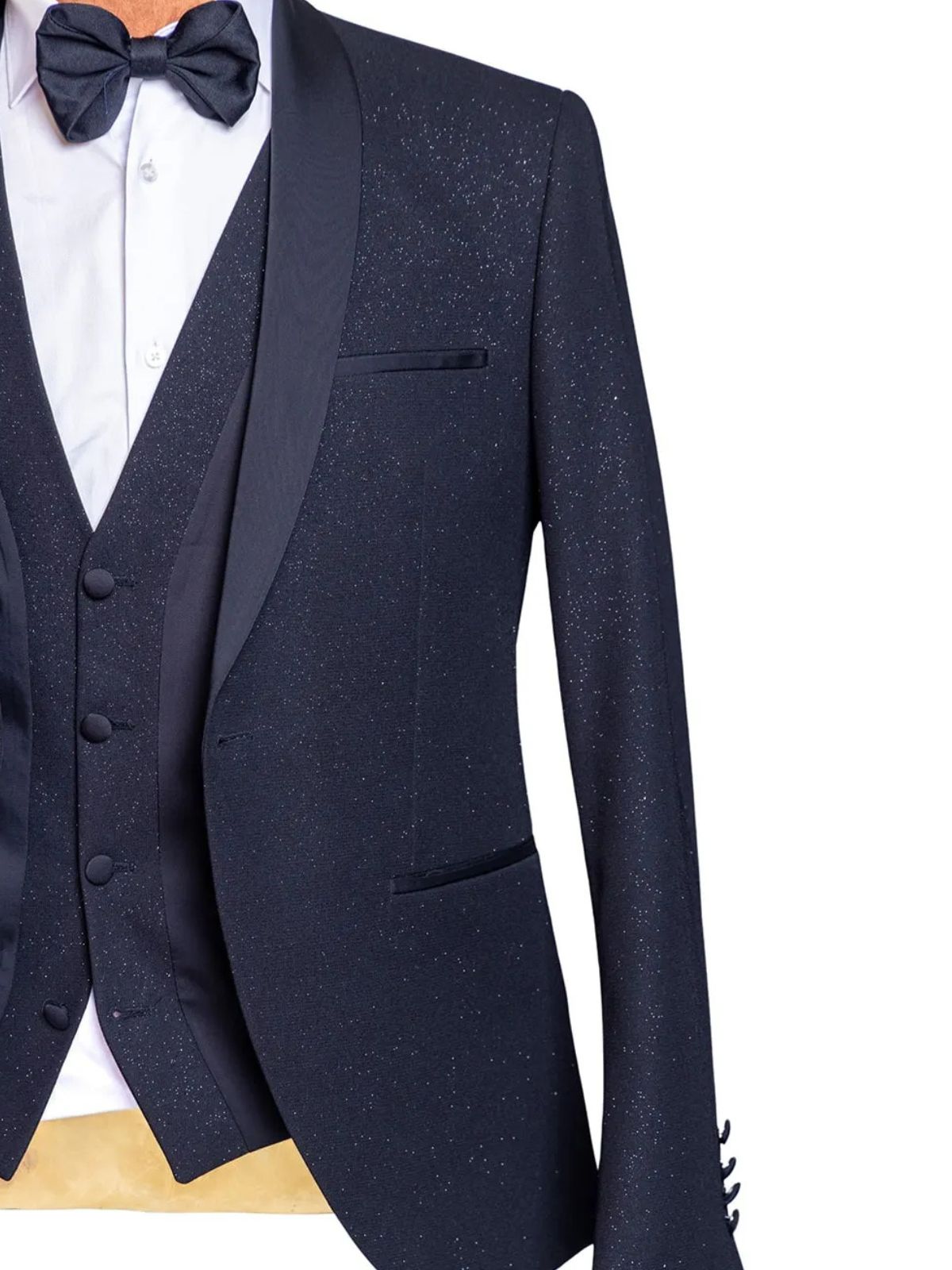 Tadece Black Glittery 3pcs Suit Set