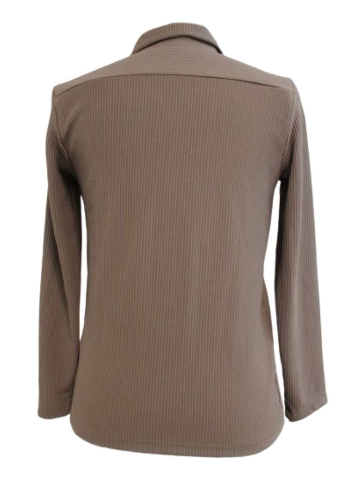 Two-Piece Casual Grey Button Up Shirt And Sweats Set