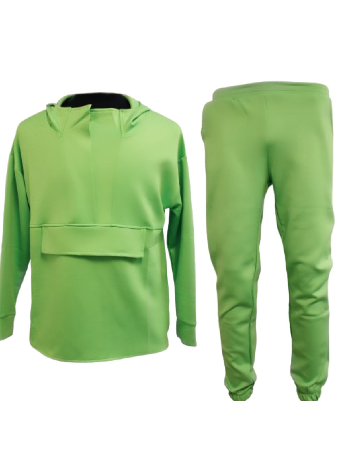 Two-Piece Lime Green Jogger Set