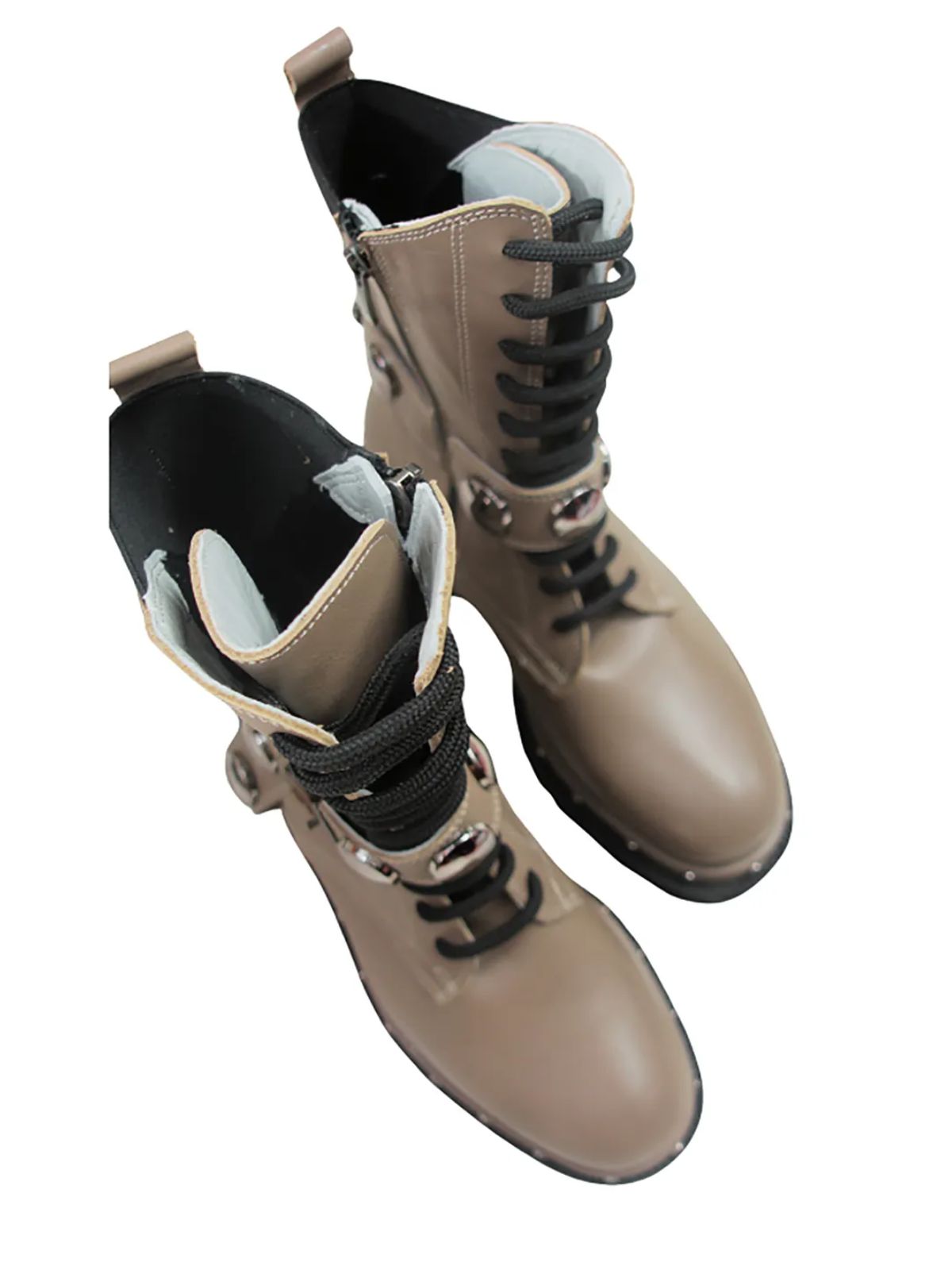 Women’s Lace up Ankle Boot with Buckle