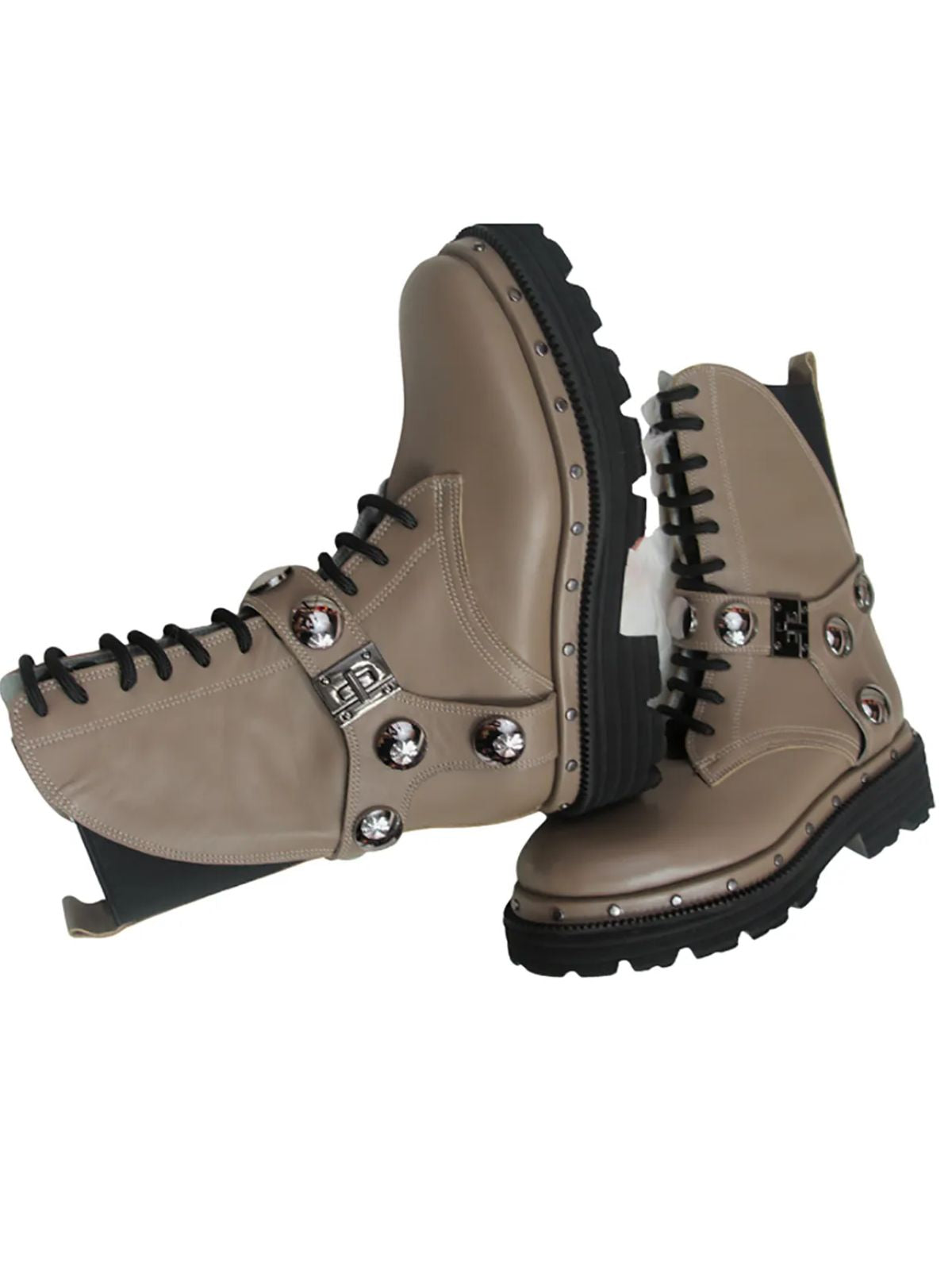 Women’s Lace up Ankle Boot with Buckle