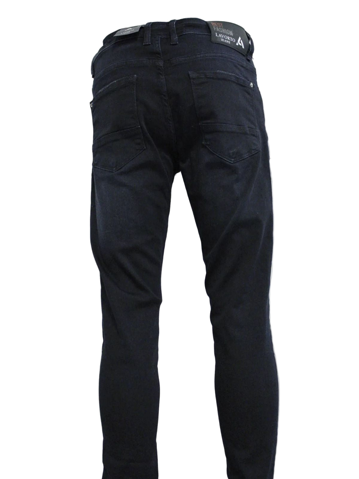 Drawstring Distressed Skinny Jeans - Image 2