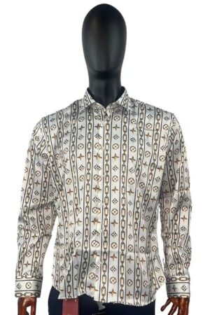 Gold Chain Party Cocktail Shirt