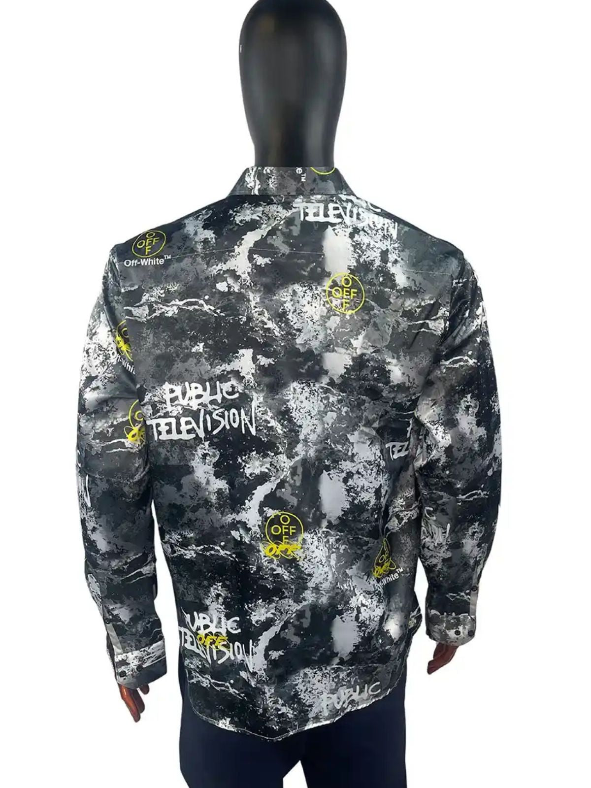 Graphic Tye and Dye Party Shirt - Image 2