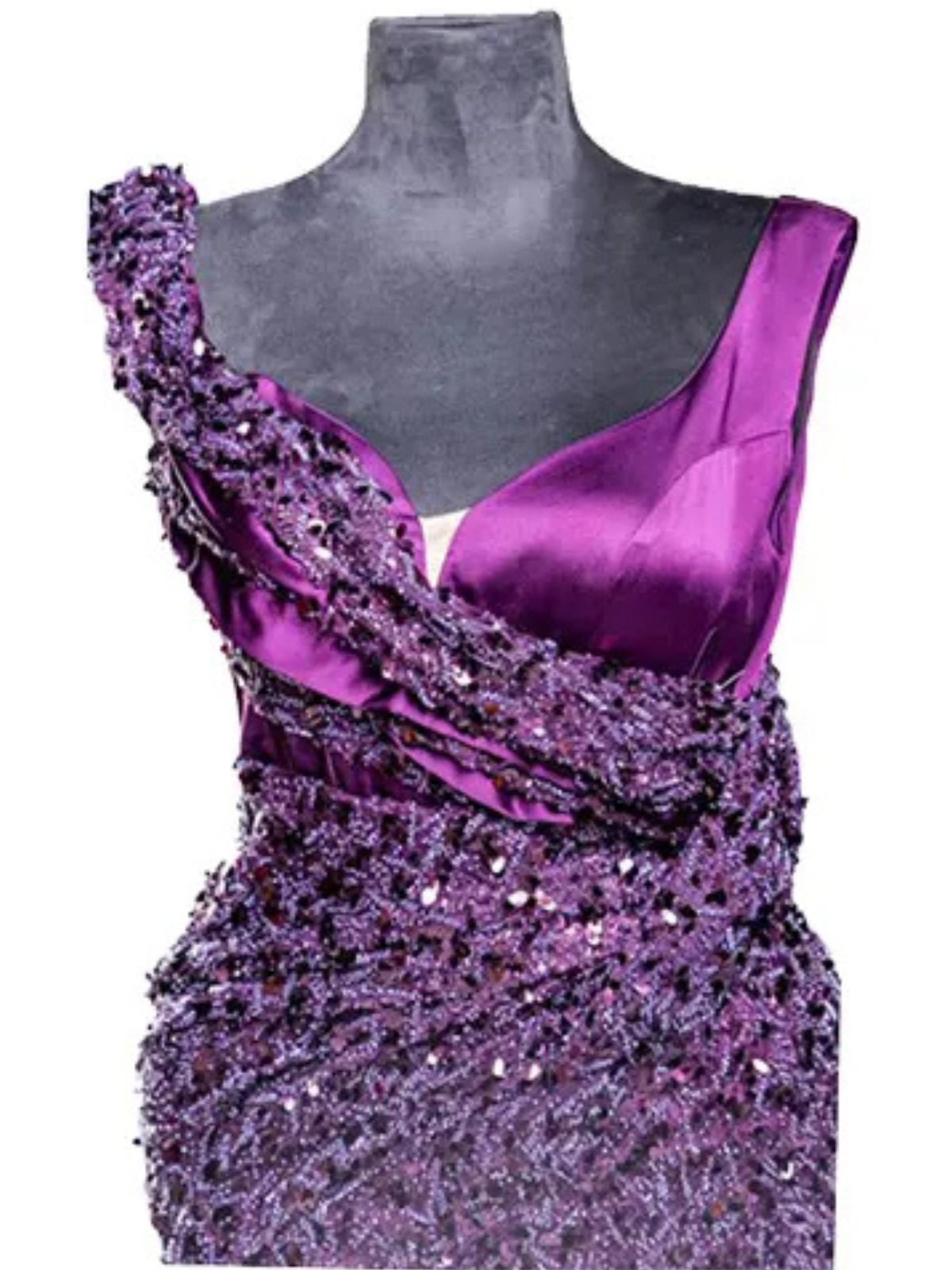 Heavy Weight Premium Beaded Party Anniversary 2nd Wedding Outfit Dress - Image 3