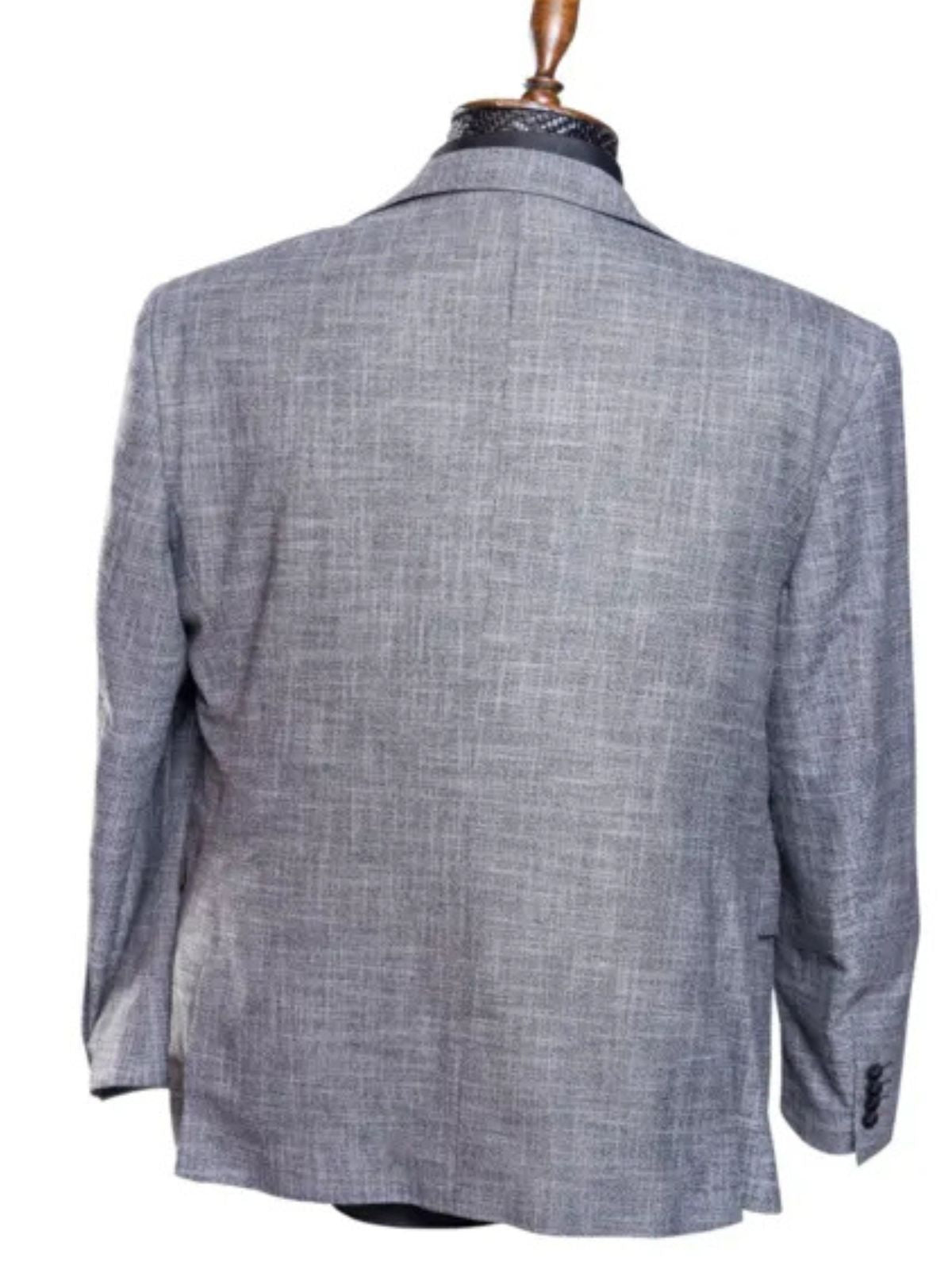 JB Designs Men’s 3pc Grey Slim Fit Suit Two Button Blazer Suit Set - Image 4
