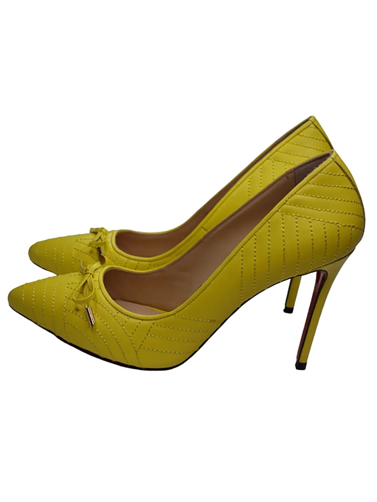 JB Designs Patterned Solid Color 4inch High Heels Shoe - Image 5