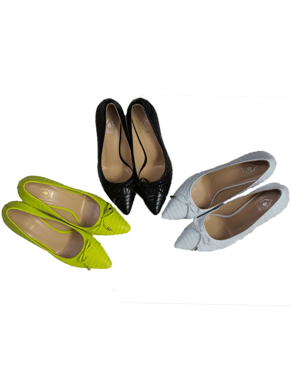JB Designs Patterned Solid Color 4inch High Heels Shoe - Image 6