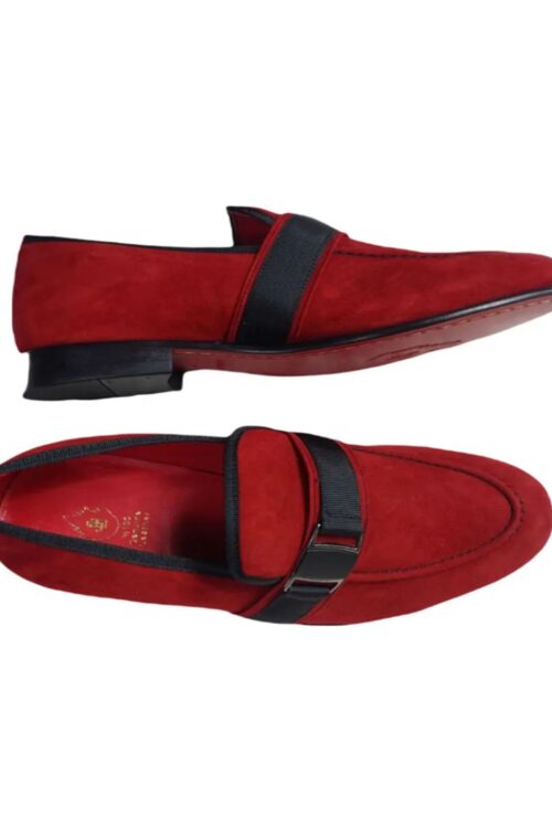 JB Designs Suede Leather Shoes with Black Band