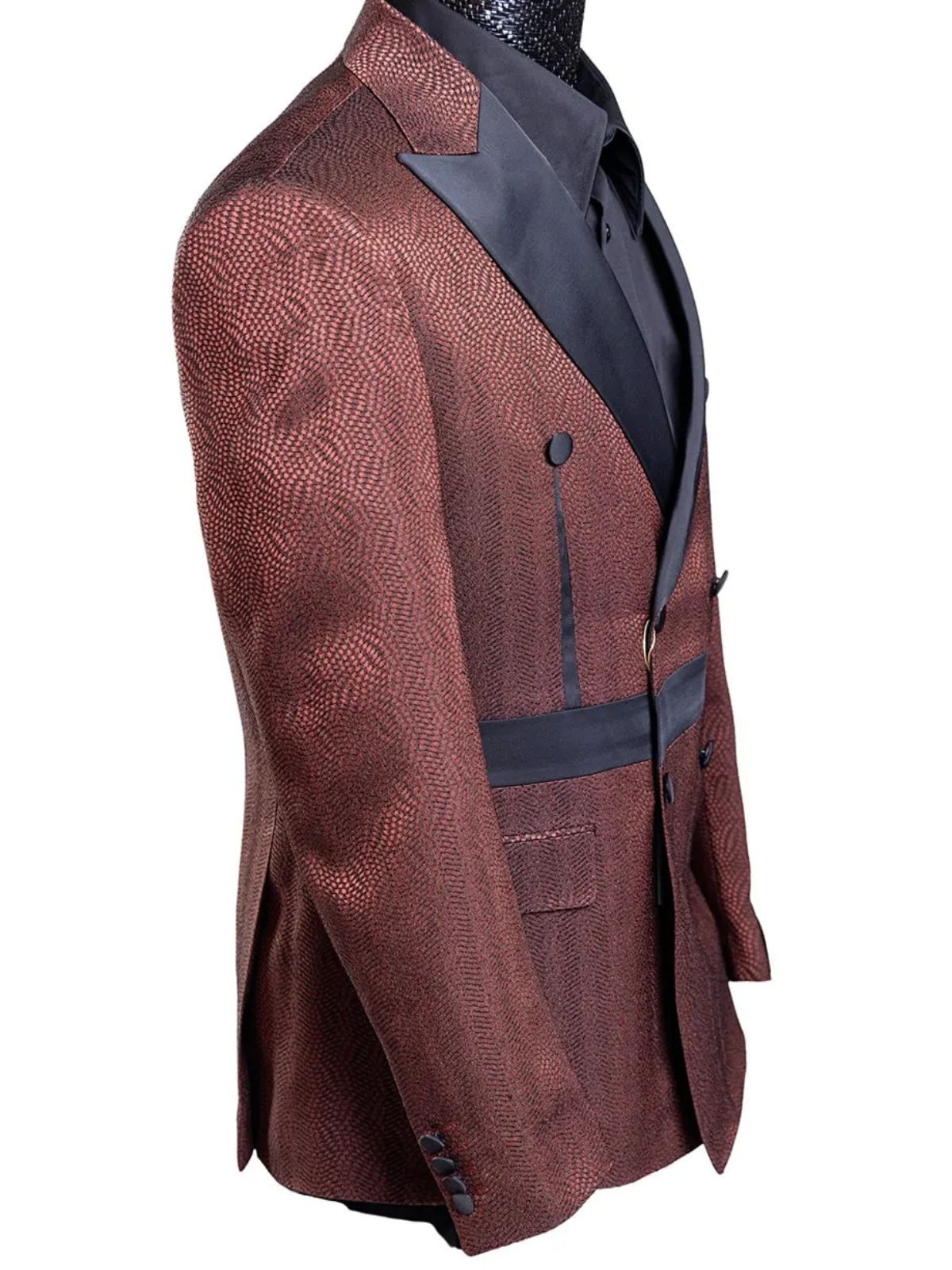 Marco Lorenzo Men’s 2pc Slim Fit Double Breasted Suit Set - Image 6