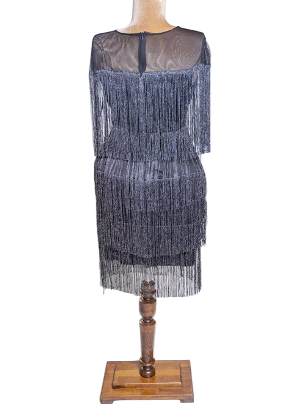 Pasito Short Fringe Party Club Cocktail Dress - Image 2