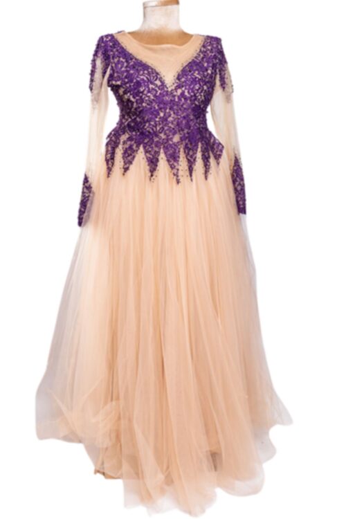 Pastel Ball Gown Long Sleeve Party Prom Baby Shower Dress