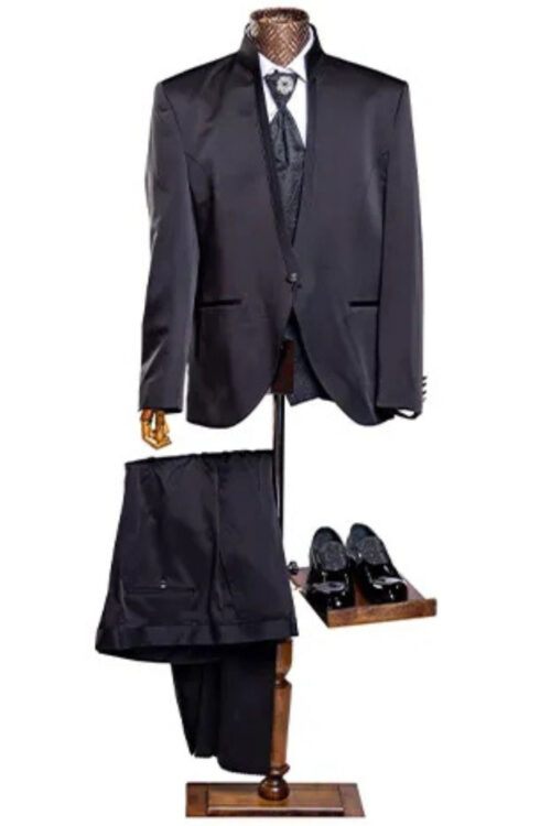 Quesste Single Button Plain Suit Set