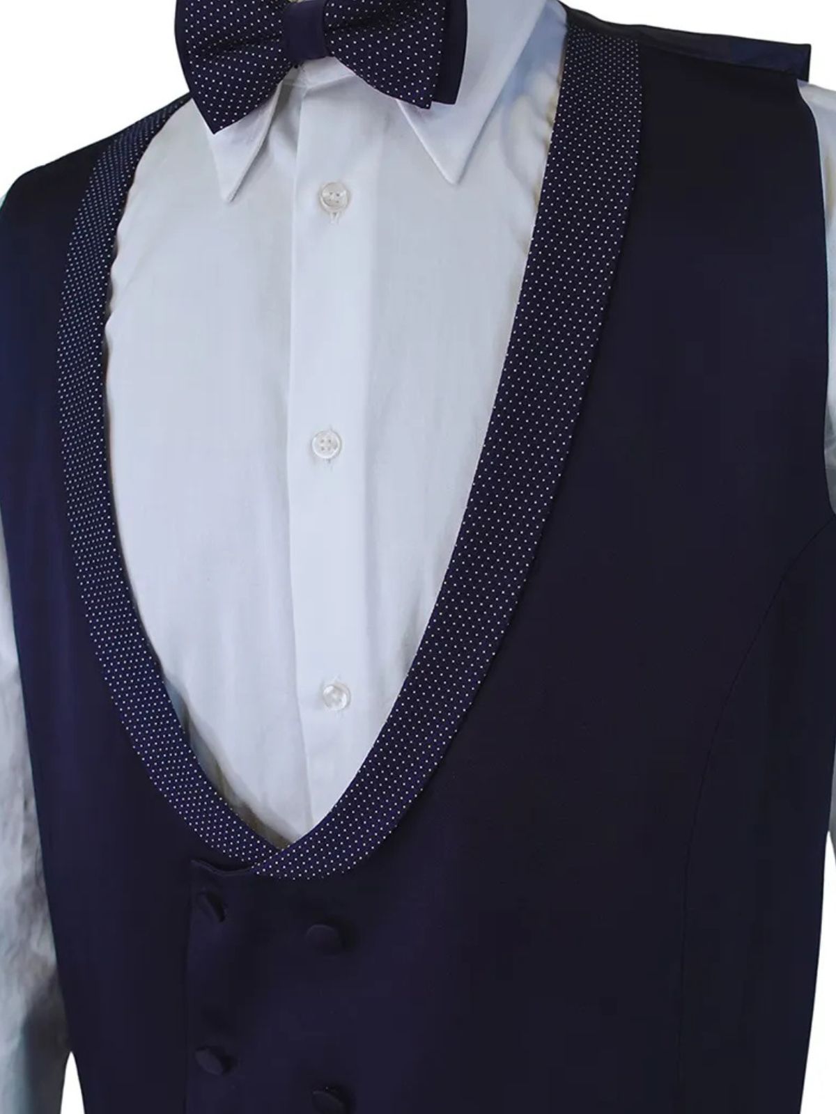 Rabin Men’s 3pcs Slim Fit Mini Checkered Blazer - Image 3